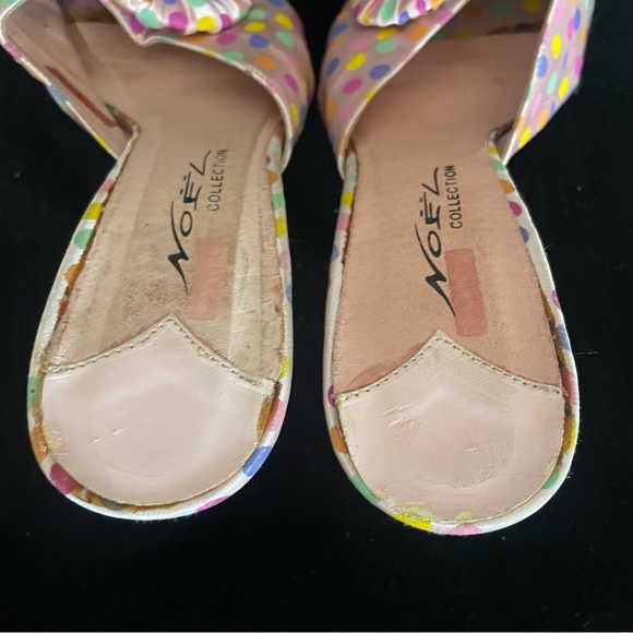 Vintage polka dot mules - Picture 5 of 5